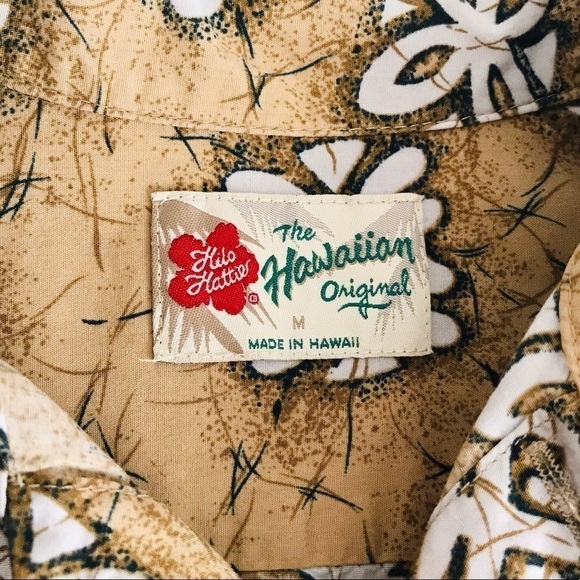 Vintage Hilo Hattie 80s 90s Hawaiian Original Buttoned Down Shirt - Picture 10 of 11